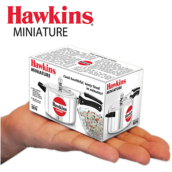 Hawkins Miniature Toy Classic Aluminum Inner Lid Pressure Cooker