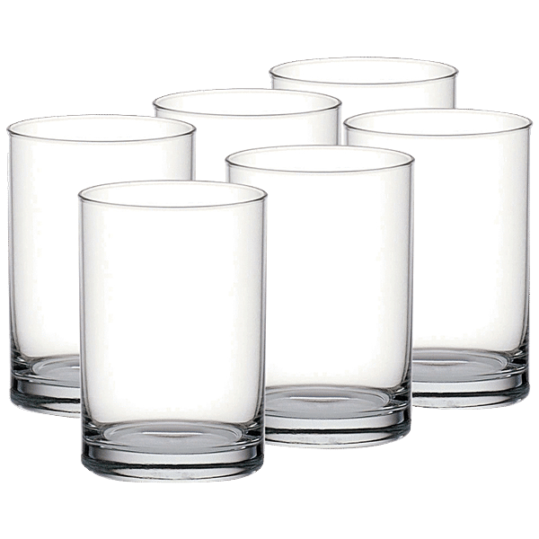Ocean Fin Line Juice Glass Set (6 Pcs) - 175 ml - (For Pick Up From De —