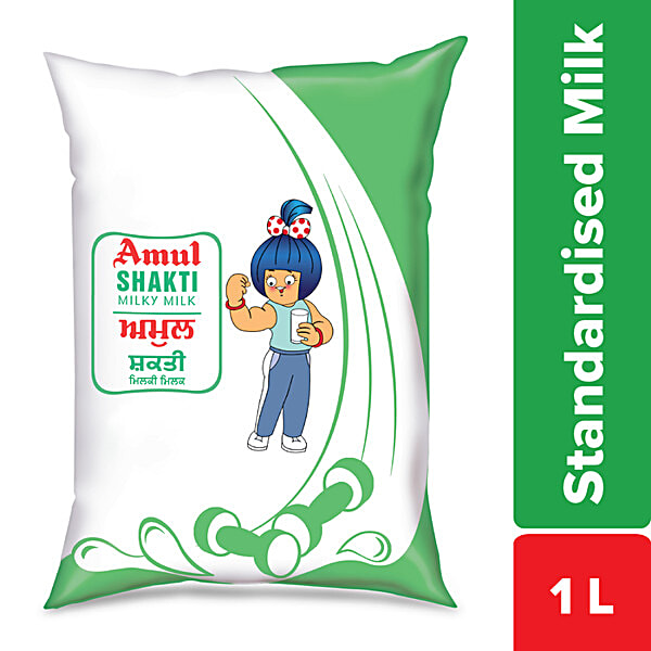 Buy Amul Shakti Milk Online at Best Price of Rs null - bigbasket