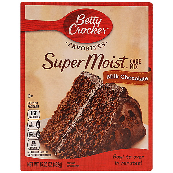 Buy Betty Crocker Super Moist Cake Mix - Milk Chocolate, Imported ...