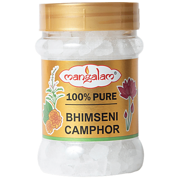 Buy Mangalam Pure Bhimseni Camphor - Leaves No Residue, Purifies ...