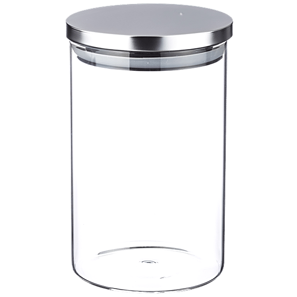 Buy Sanjeev Kapoor Jar/Container With Metal Lid - Borosilicate Glass ...