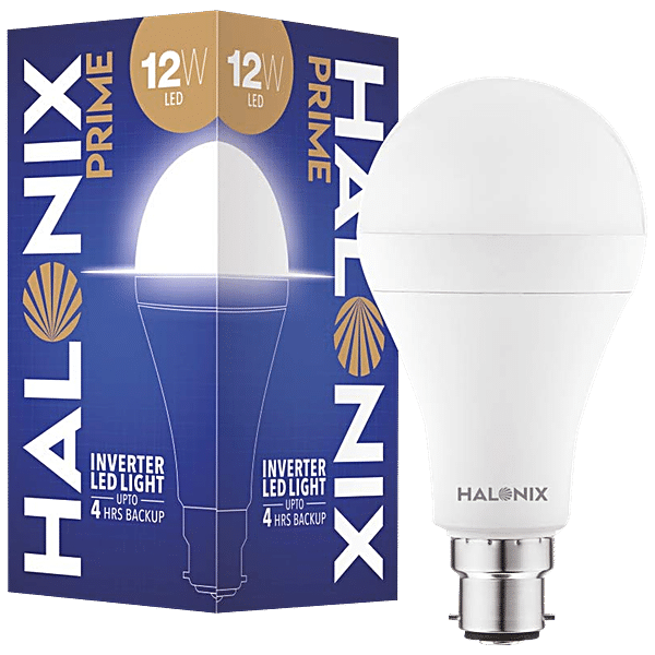 Buy Halonix 12 Watt B22 LED White Rechargeable Emergency Inverter