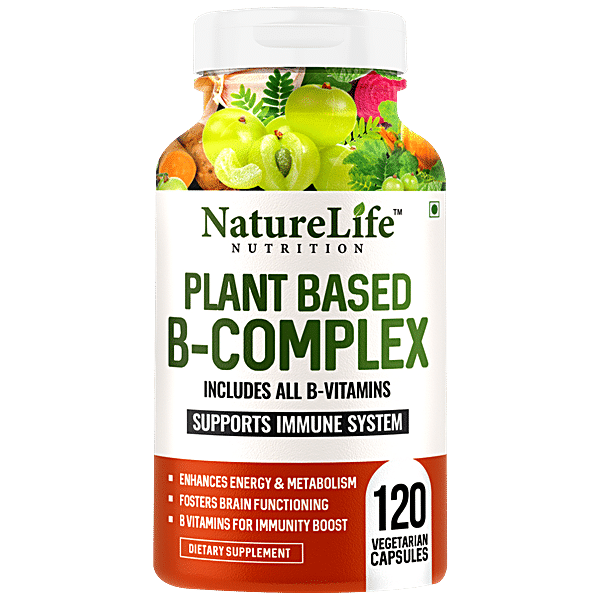 Buy Nature Life Nutrition Plant Based B Complex Dietary Supplement ...