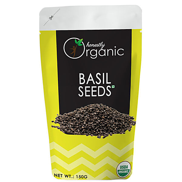 D Alive Basil Sabja Seeds 100 Pure Natural 150 g