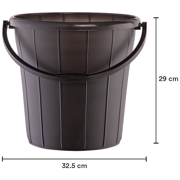 Buy Polyset Frosty Bucket - Sturdy & Durable, Black, For Home Use