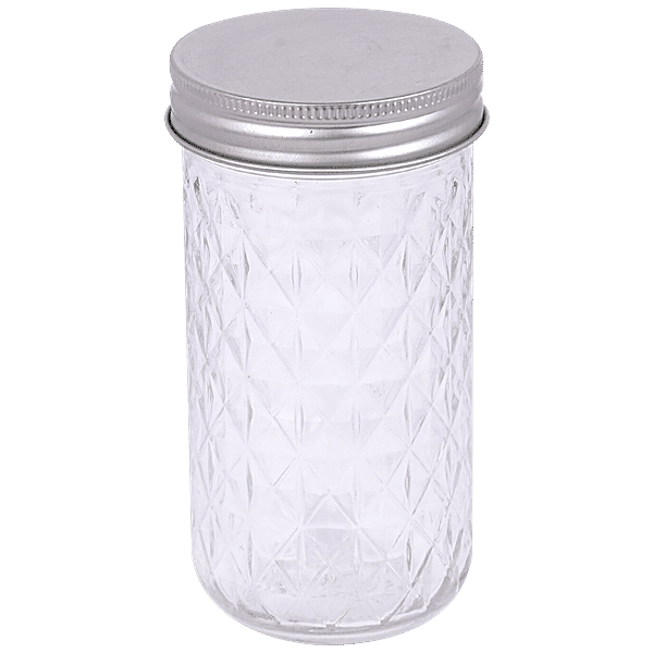 Buy Yera Glass Jar/Container With Golden Metal Lid - Dishwasher Safe, Used  For Storage Online at Best Price of Rs 239 - bigbasket