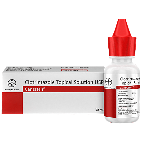 Buy Canesten Clotrimazole Topical Solution Usp Treats Fungal Skin