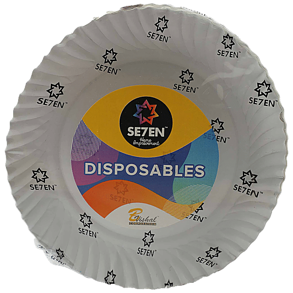 Cardboard plates, diameter 15cm, 100 pcs/pack