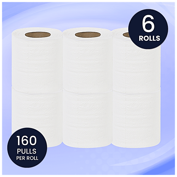 Royale Velour Toilet Paper, 24 Equal 48 Bathroom tissue rolls, 2-Ply, 142  Sheets a Roll 