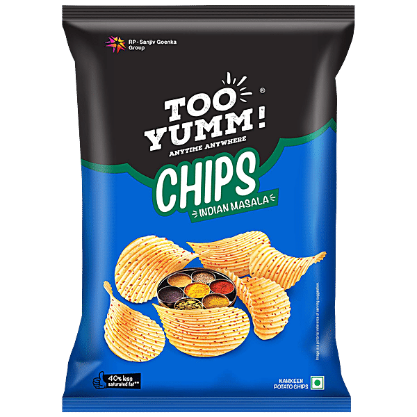 Buy Too Yumm! Indian Masala Potato Chips - 40% Less Saturated Fat ...