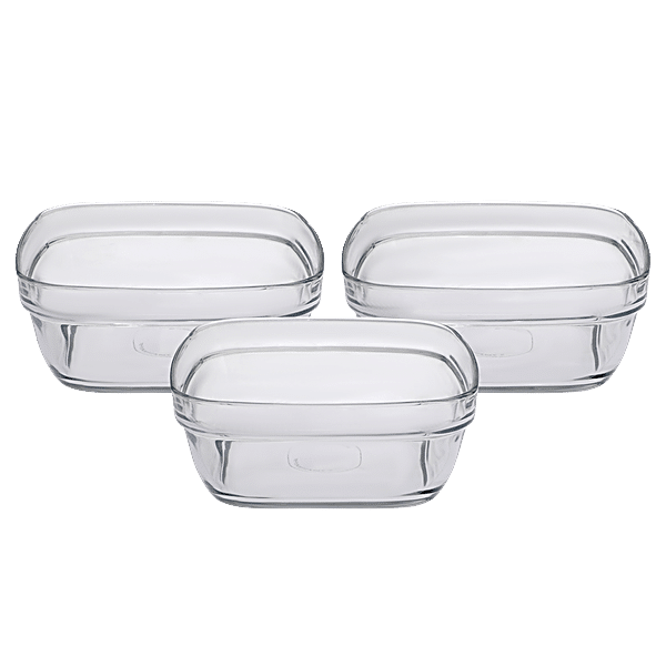 Buy Duralex Lys Carre Clear Bowl - Dishwasher Safe, Lightweight, 2034AF ...