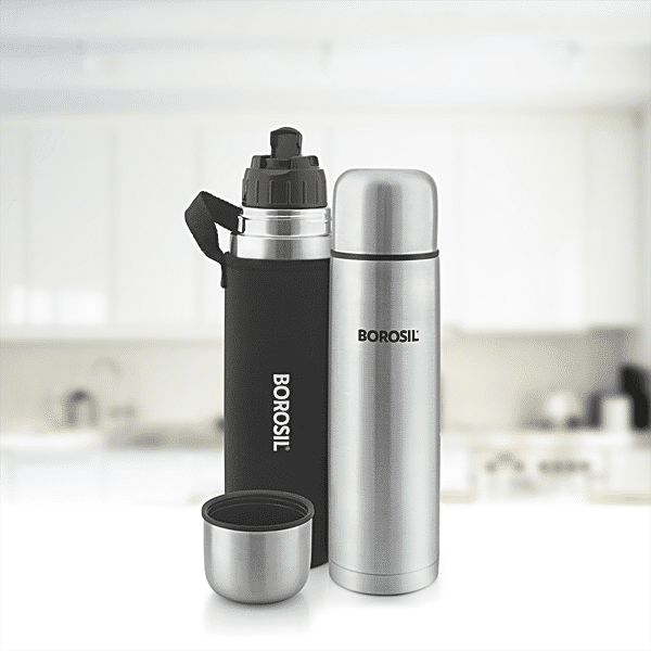 Buy Milton Flask - Hot Cold Thermosteel Flip, Silver Online at Best Price  of Rs 949 - bigbasket