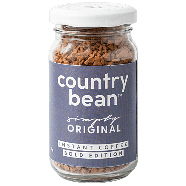 Buy Country Bean Original Instant Coffee - Bold Edition, 100% Arabica  Beans, Premium, Aromatic, From Coorg Online at Best Price of Rs 221 -  bigbasket