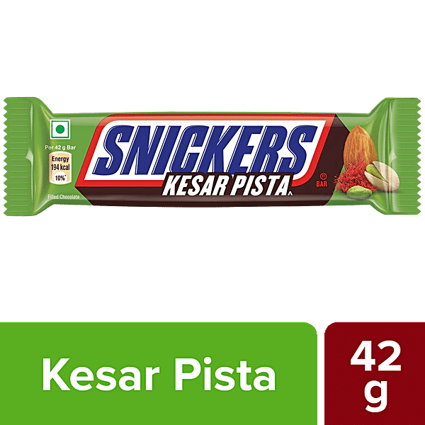 Snickers Kesar Pista (Pistachio) - Economy Candy