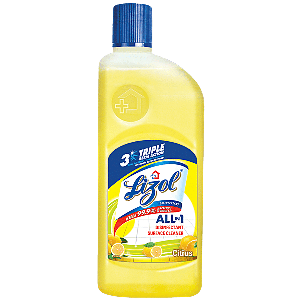 Buy Lizol Disinfectant Floor Cleaner, Citrus 975 ml + Kitchen Power Cleaner  Liquid Spray 450 ml Online at Best Price of Rs 299.19 - bigbasket