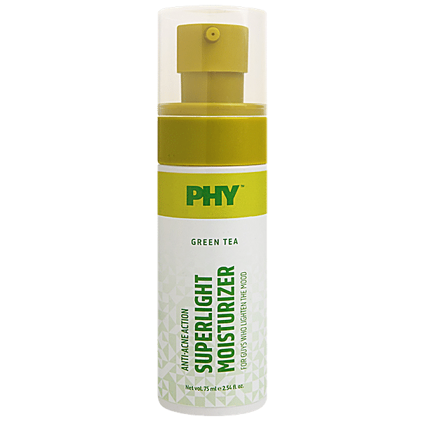 Buy Phy Green Tea Superlight Moisturizer Anti Acne Action Non Sticky Vegan Cruelty Free 2726