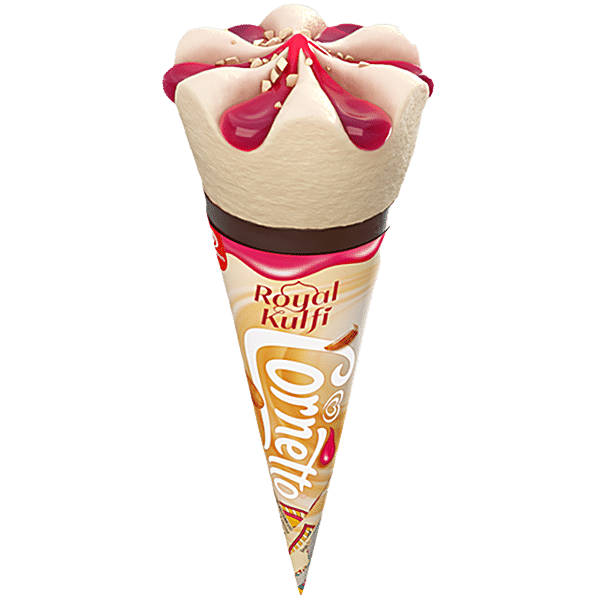 Buy kwality walls Cornetto - Royal Kulfi, Filled With Rose Sauce ...