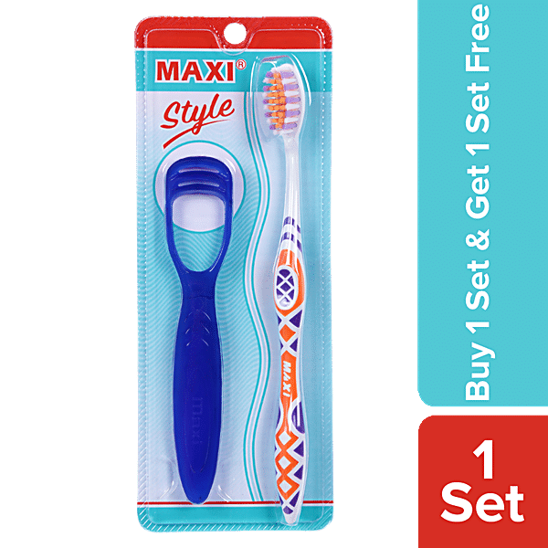 Unique Finger Brush and Gum Tongue Cleaner Set