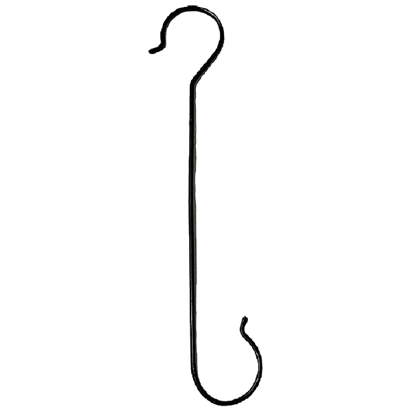 Buy ASFUN Black Iron 10 inch Long S Shaped Hanging Extension Hooks (pack of  3) Online at Best Prices in India - JioMart.