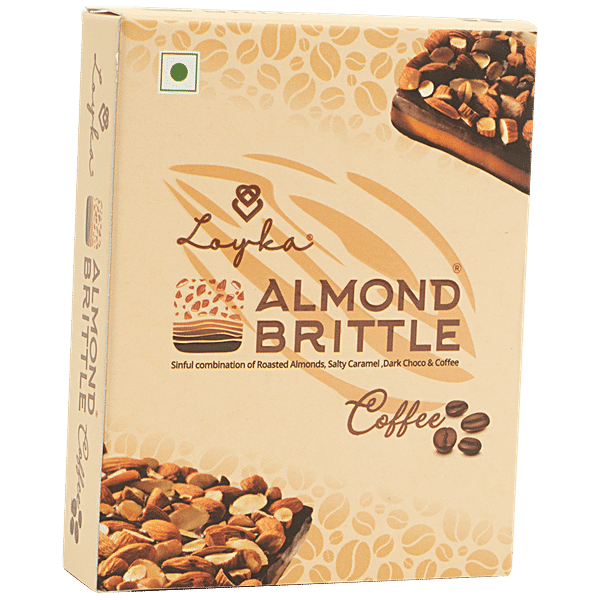 Buy Loyka Coffee Almond Brittle Chocolate - Salted Caramel Blend, Rich ...