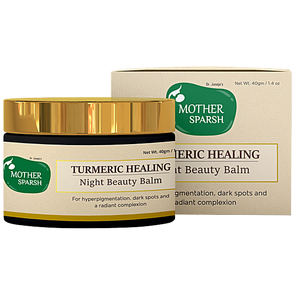 Buy Mother Sparsh Turmeric Healing Night Beauty Balm - With