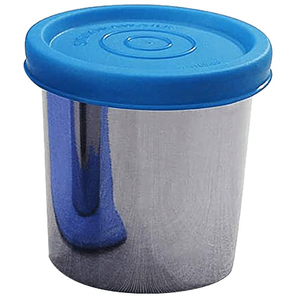 Buy Signoraware Nano Stainless Steel Container - Airtight, Medium, Blue  Online at Best Price of Rs 330 - bigbasket