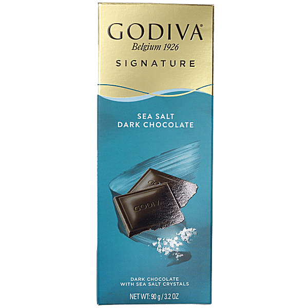 Buy Godiva Sea Salt Dark Chocolate Bar - Rich Flavour, Superior Taste ...