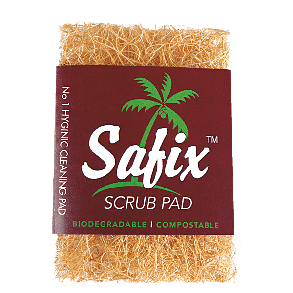 Buy Safix Coir Scrub Pad Regular Natural Coconut Fibre Easy To Use Cleans Utensils