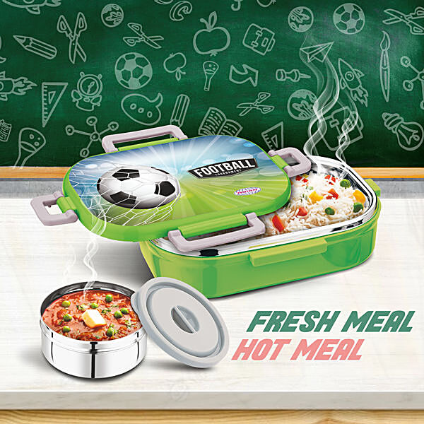 Buy Asian Plastic Lunch Box/Tiffin Box - Diet Meal Hot Pack, Green Online  at Best Price of Rs 410 - bigbasket