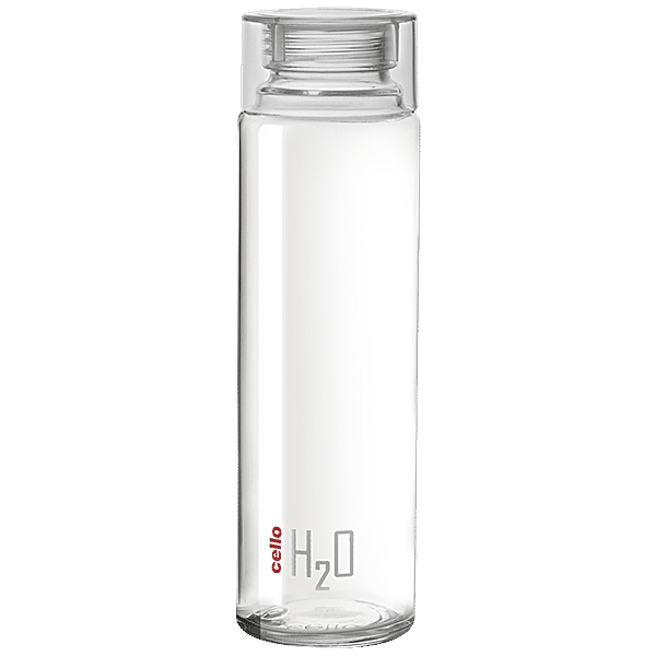 Buy Cello H2O Glass Fridge Water Bottle with Plastic Cap, Set of 6, 920ml,  Clear Online at Best Prices in India - JioMart.