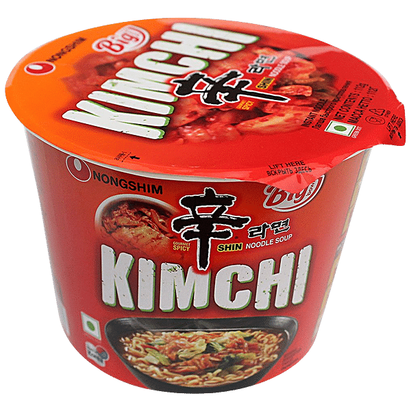 Buy Nongshim Big Bowl Noodle Soup Shin Kimchi Spicy Online At Best