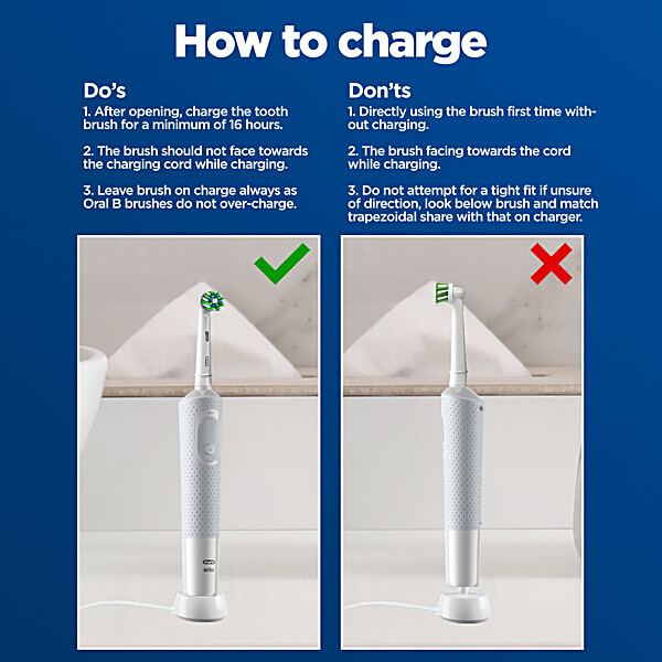 Buy Oral B Vitality Criss Cross Electric Rechargeable Toothbrush