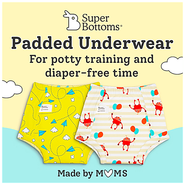 Save your sofa with SuperBottoms Padded Underwear - Potty Training Pants 