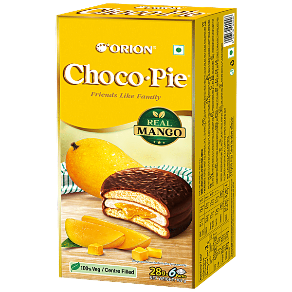 Buy Orion Choco Pie With Real Mango Veg Centre Filled Online At Best Price Of Rs