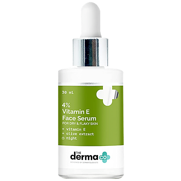 Buy The Derma Co 4 Vitamin E Face Serum Olive Extract, For Dry