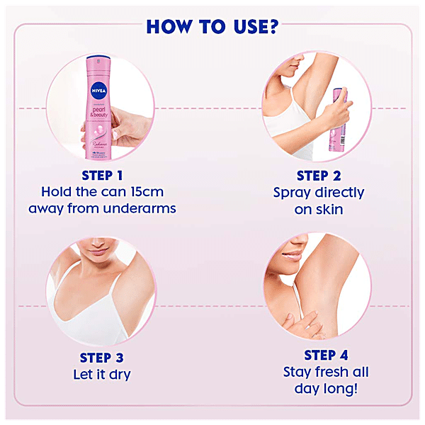 How to use your NIVEA Dry Comfort Deo in two steps. Make no