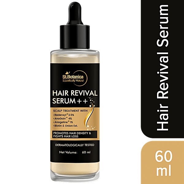 Buy StBotanica Natural Hair Revival Serum ++ - With Redensyl 2.5% ...