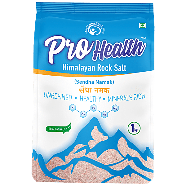 Buy Pro Health Himalayan Rock Salt - Unrefined, Minerals Rich, Enhance  Food's Flavour Online at Best Price of Rs 89.1 - bigbasket