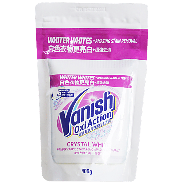 Buy Vanish Oxi Action Crystal White Powder Fabric Stain Remover Safe