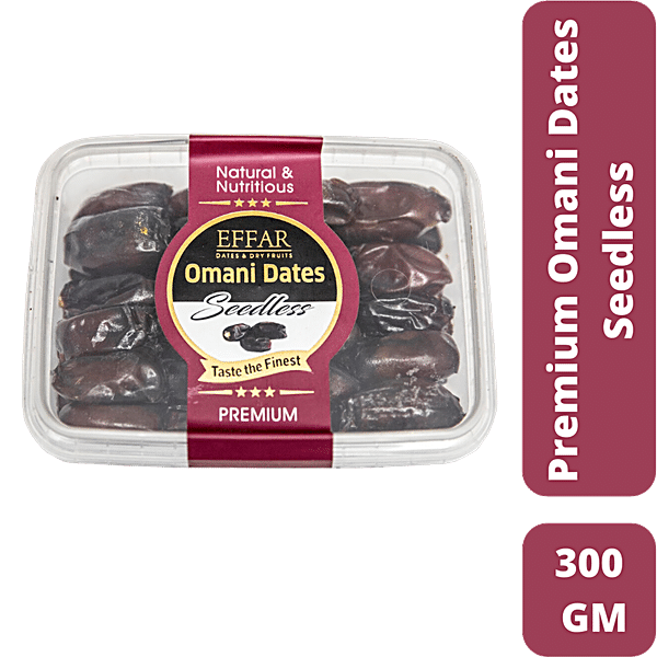 Buy Effar Dates & Dryfrutis Omani Seedless Dates - Premium Quality ...