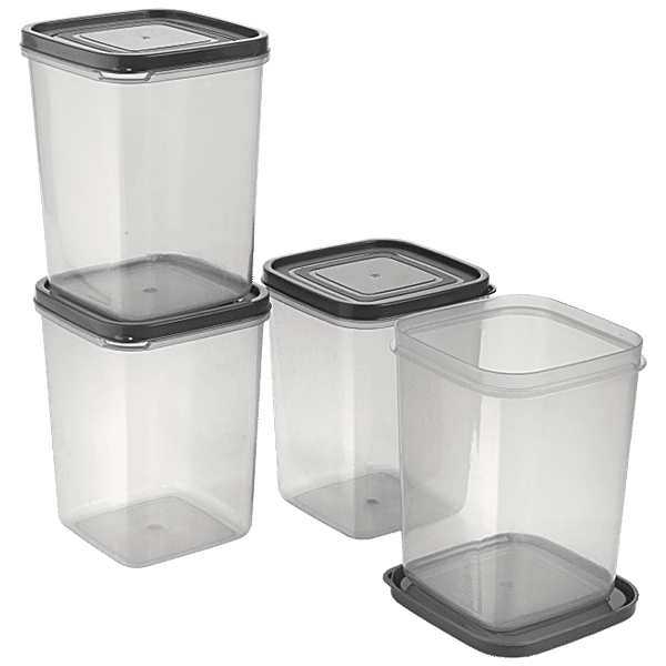 Buy JOYO Kitchen Classic Container Set - Transparent Plain, Grey, Sturdy,  Long Lasting Online at Best Price of Rs 149 - bigbasket