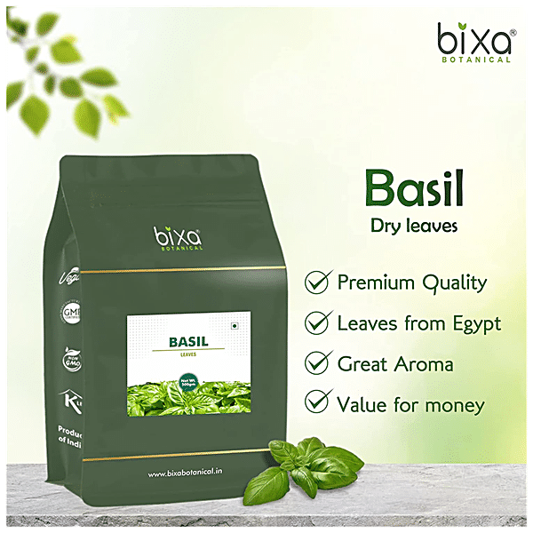 Buy Bixa Botanical Basil Tulsi Dried Leaves From Egypt For Pizza