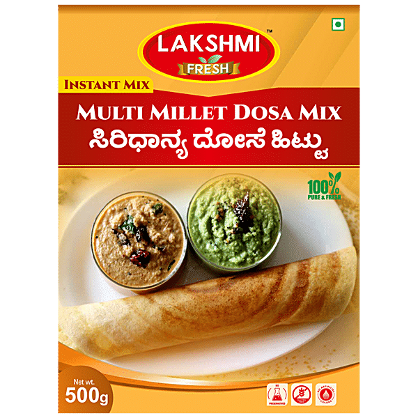 INSTANT DOSA MIX- FOXTAIL MILLETS (KORRA DOSA), Packaging Type: Pouch,  Packaging Size: 400G