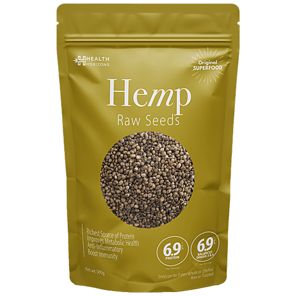 Buy Health Horizons Raw Hemp Seeds Rich In Protein Omega 3 6