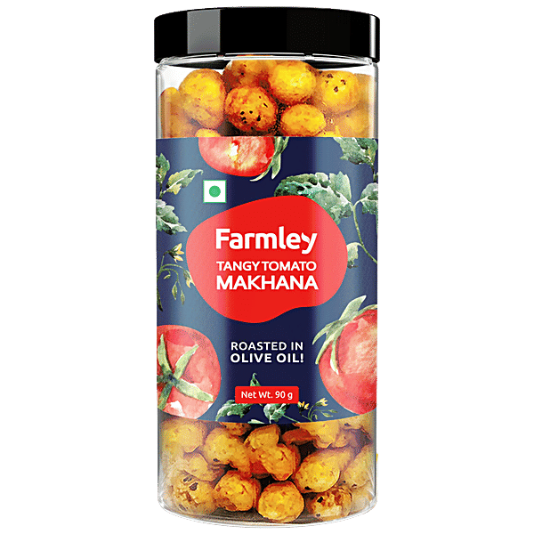 Buy Farmley Roasted Makhana Tangy Tomato Rich In Protein Calcium