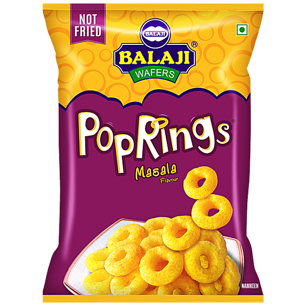 Buy Balaji Wafers Pop Rings - Masala, Crispy, Crunchy Snack Online at ...