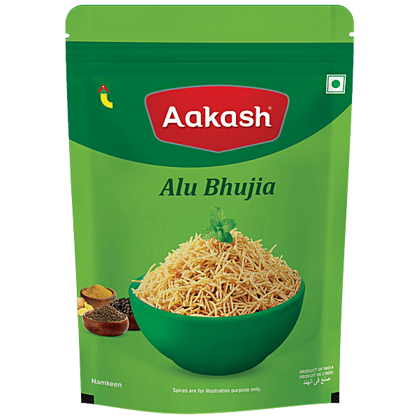 Buy Aakash Namkeen - Alu Bhujia, Authentic Flavour & Taste Online at ...