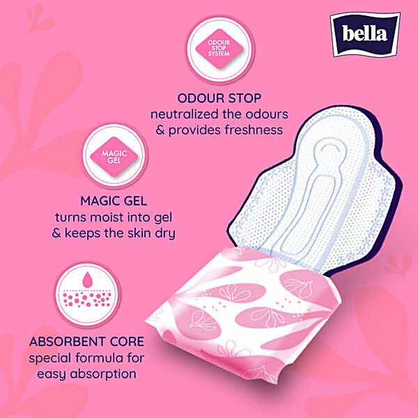 Buy Bella Classic Comfort Maxi Drai Sanitary Napkins With Wings