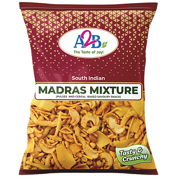 Buy A2B Madras Mixture - South Indian Snack, Cereal & Pulses Based ...